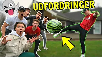 Fodbold med VANDMELON!! (Snapchat Udfordringer) ft. Gutterne