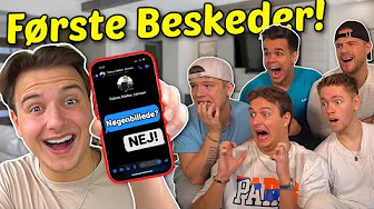 Ser vores FØRSTE BESKEDER!! m. Gutterne