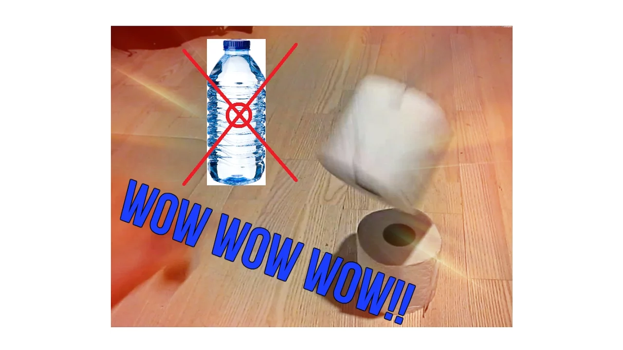 TOILET PAPER FLIP CHALLENGE!!