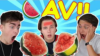 FLÆKKER VANDMELON MED HOVEDET! - Snapchat udfordringer m. Jeppe Ølgaard