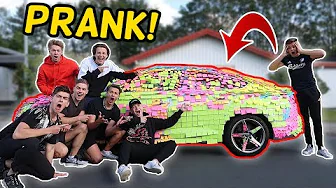 STICKY NOTES PRANK PÅ MADS! - Ft. Gutterne