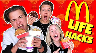 10 MCDONALDS LIFE HACKS!! (Du SKAL prøve!)