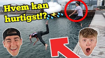 "HOPPE I HAVNEN..." HVEM KAN HURTIGST?! m. Jeppe Ølgaard, Tobias Møller