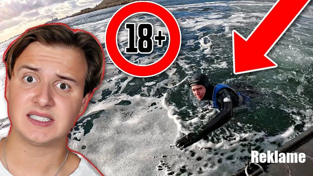 SØNDERGAARD FALDER I PÅ ÅBENT HAV!! (18+)