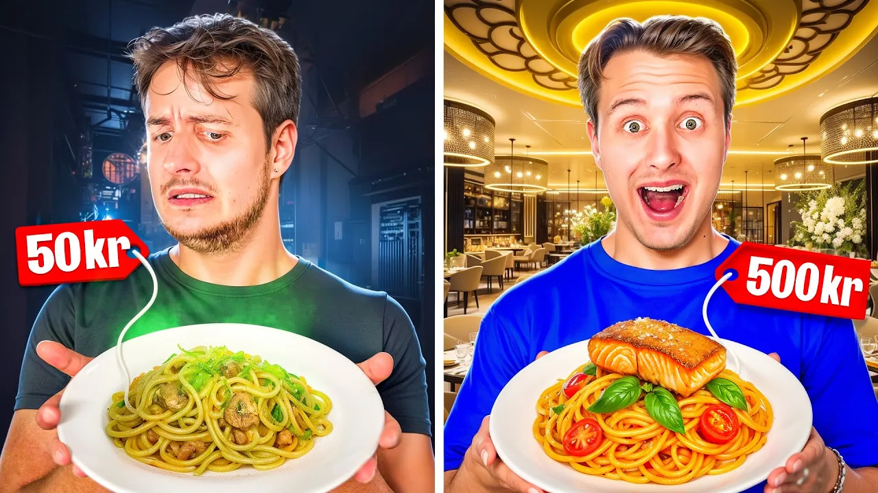 50 VS 500 KR PASTA!!