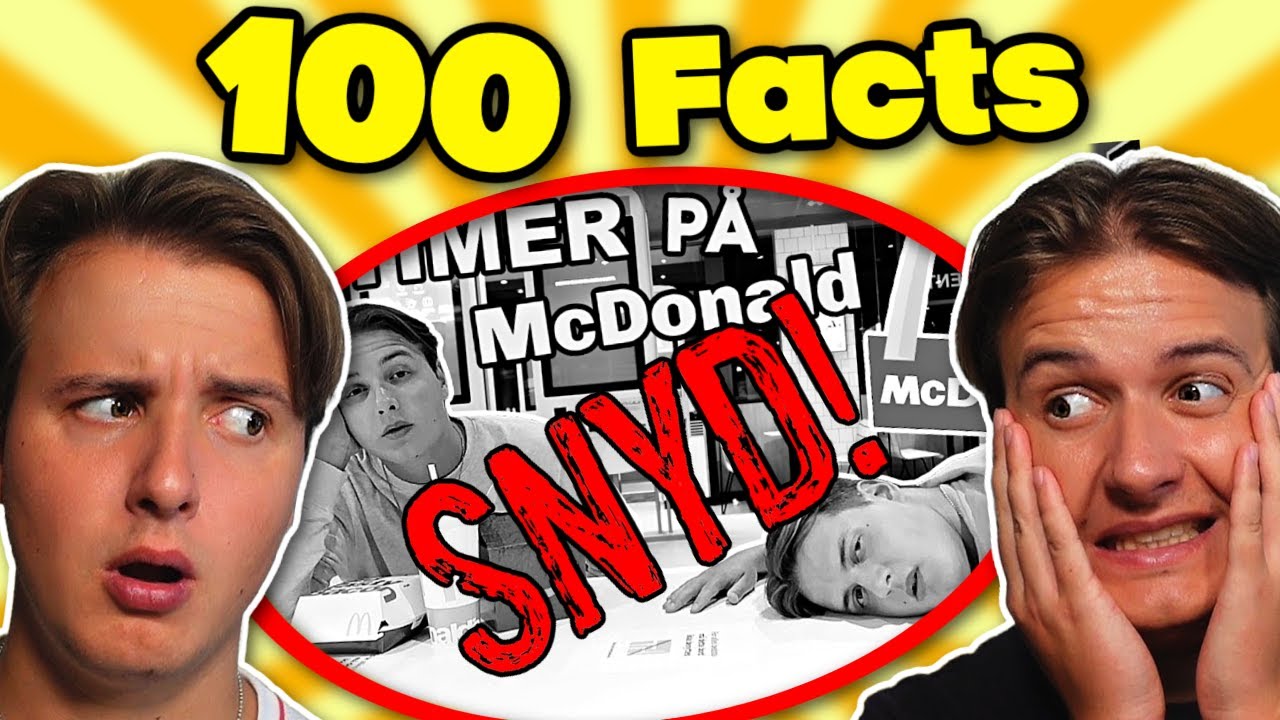 ''Snydt i 24 times challenge!'' | 100 FACTS OM OS!! pt 2