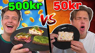 50 kr VS 500 KR SMØRREBRØD!!