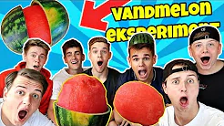 Overrasker GUTTERNE Med Vandmelon Eksperiment ft. Gutterne