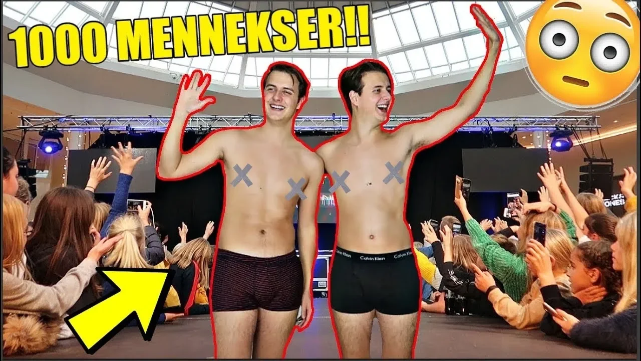 UNDERBUKSER FORAN 1000 MENNESKER!! (Hvem kan hurtigst tage tøjet af)