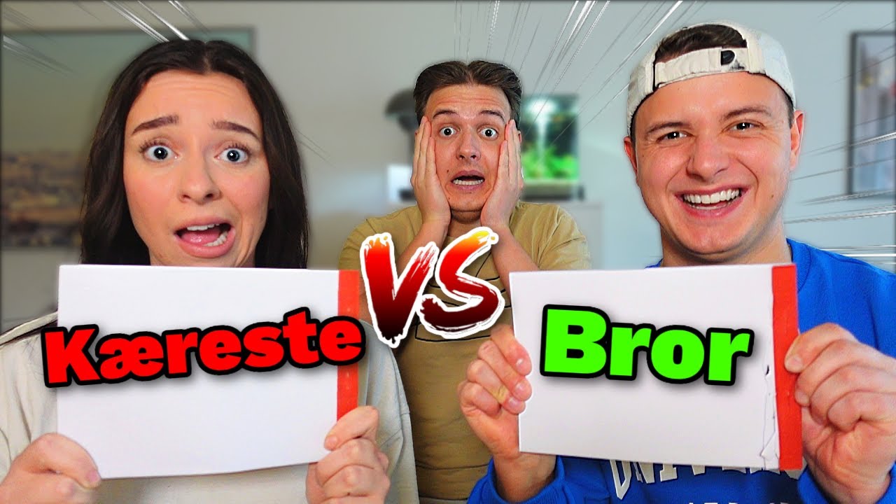 ''Hvad for en finger bruger jeg mest?'' Kæreste VS bror!!