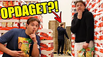 Vi BRYDER IND på Kims FABRIKKEN!! - (Kims Chips Battle)