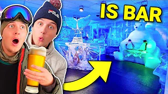 Besøger en BAR lavet af IS!! (Val Thorens vlog pt 2)