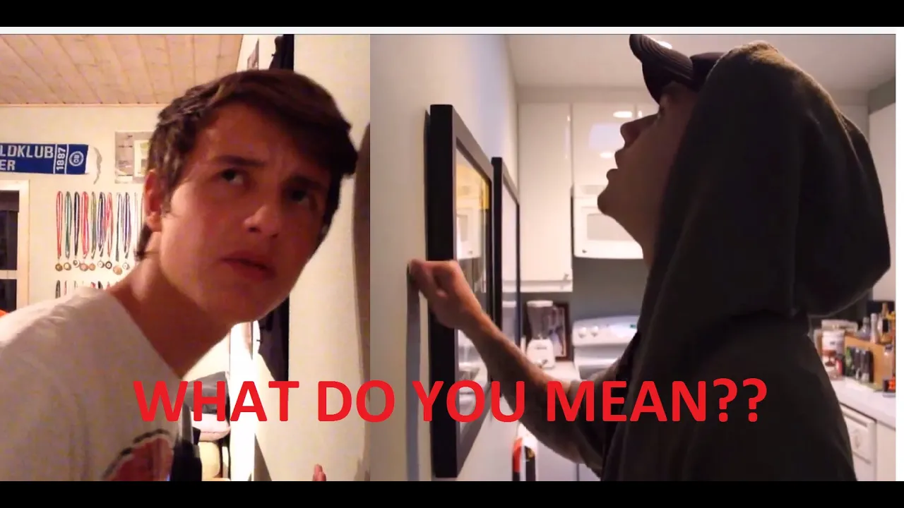 TALKING WITH JUSTIN BIEBER THROUGH THE WALL!! - What Do You Mean?