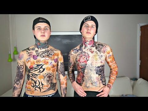 Fylder vores krop med TATTOOS! | 250.000 SUB SPECIAL!