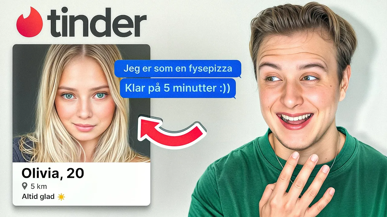 SJOVESTE TINDER BESKEDER!! (Der Virker)