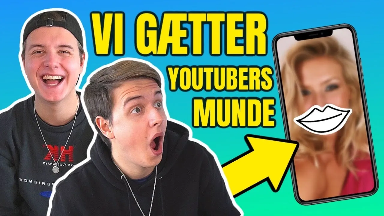 Vi gætter Youtubers SMIL!! (Mega svært)
