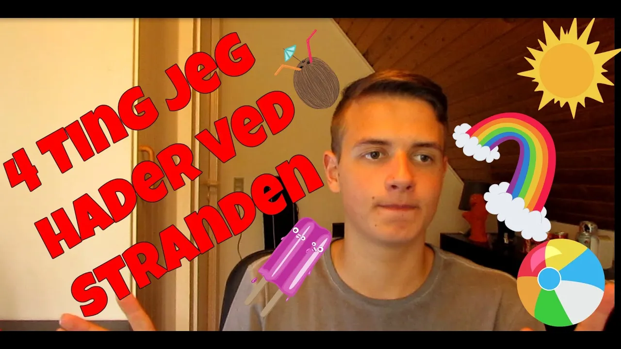 4 TING JEG HADER VED STRANDEN! 🍎