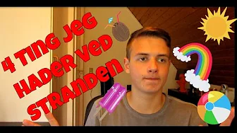 4 TING JEG HADER VED STRANDEN! 🍎