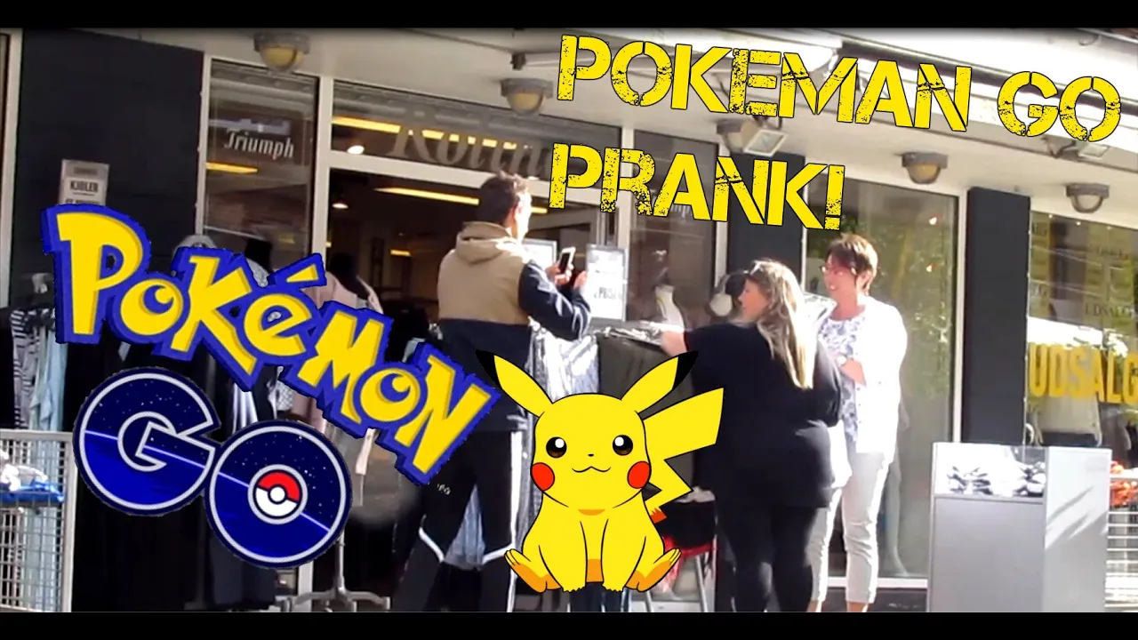 Pokemon GO jagt - PRANK!!!