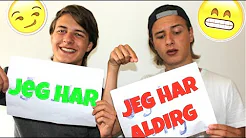 JEG HAR ALDRIG - Kysset med en dreng?!