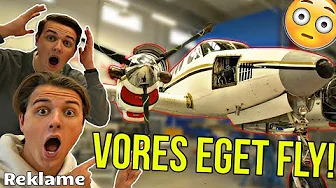 Vi BYGGER vores eget FLY!! (Kom og MØD OS)