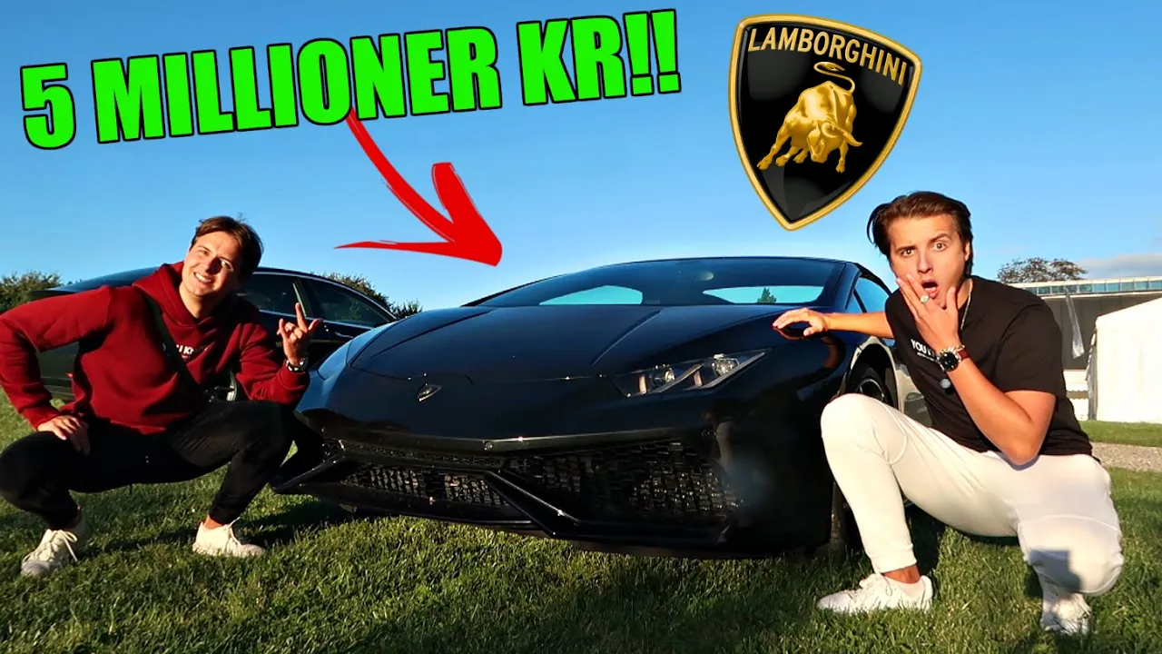 Kører i LAMBORGHINI til Danmarks Største Meet Up