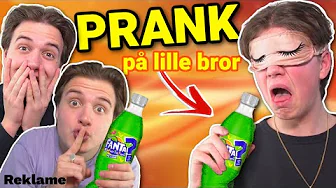 Lillebror TESTER den nye Fanta (PRANK)