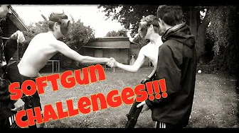 AIRSOFT CHALLENGES! - Vi bliver skudt NED!!