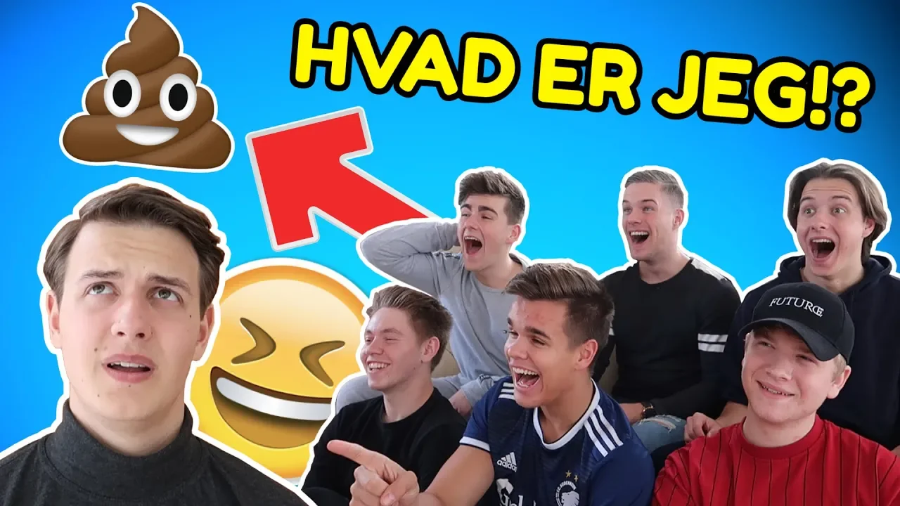 HVAD ER JEG!? (Gætteleg) M. GUTTERNE!