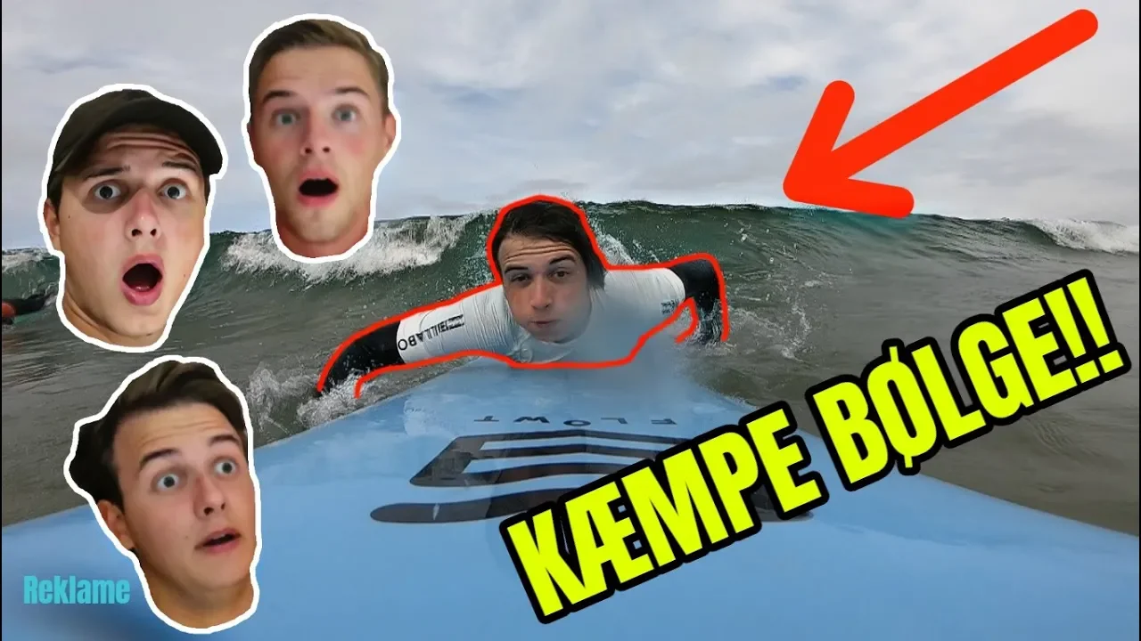 BLIVER RAMT AF KÆMPE BØLGE!? | Bestiger Bjerg, Fjoller, Pool, Drenge Hygge m. Benjamin Mann-Nakel