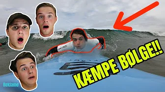 BLIVER RAMT AF KÆMPE BØLGE!? | Bestiger Bjerg, Fjoller, Pool, Drenge Hygge m. Benjamin Mann-Nakel