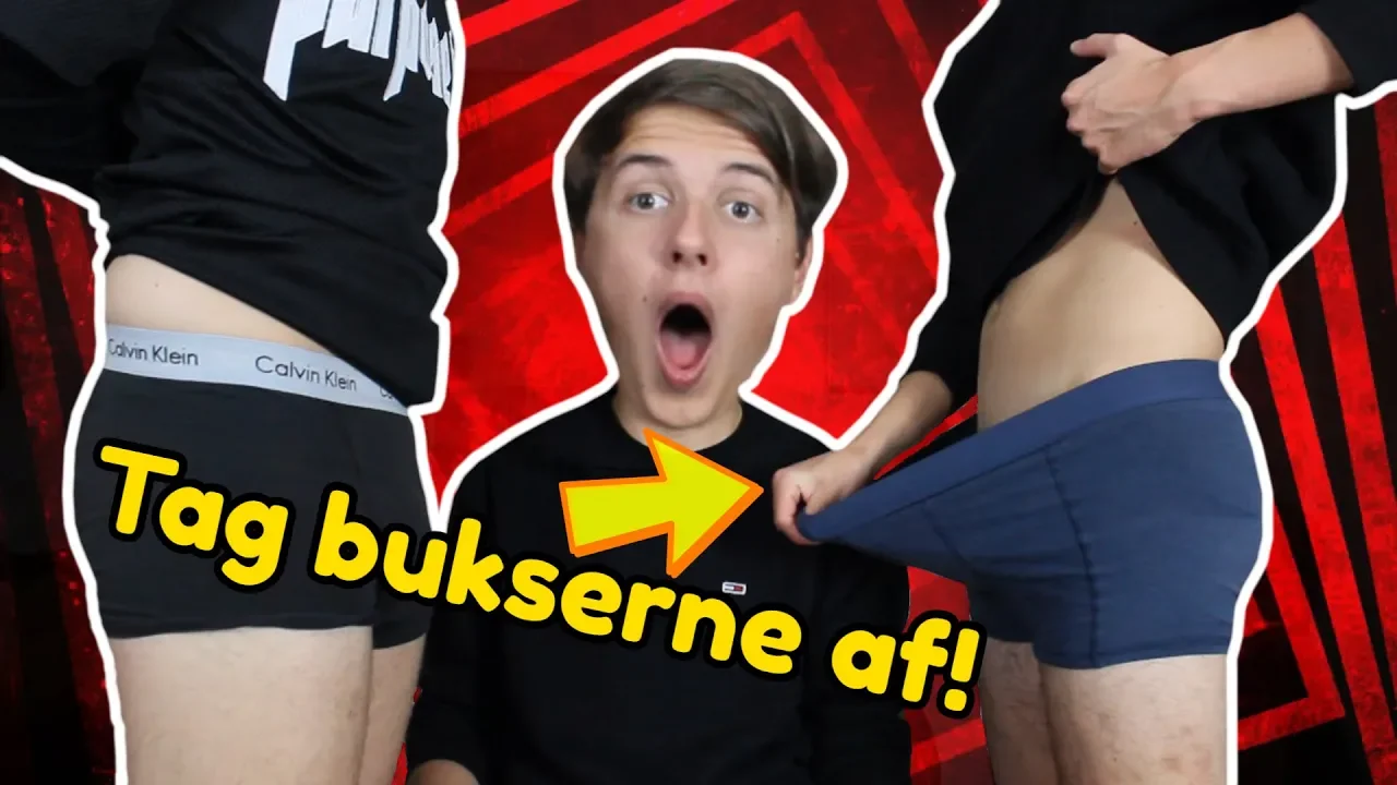 HVEM KAN HURTIGST!? "TAGE BUKSERNE AF" m. Jeppe Ølgaard