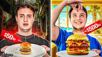 50 kr VS 500 kr BURGER!