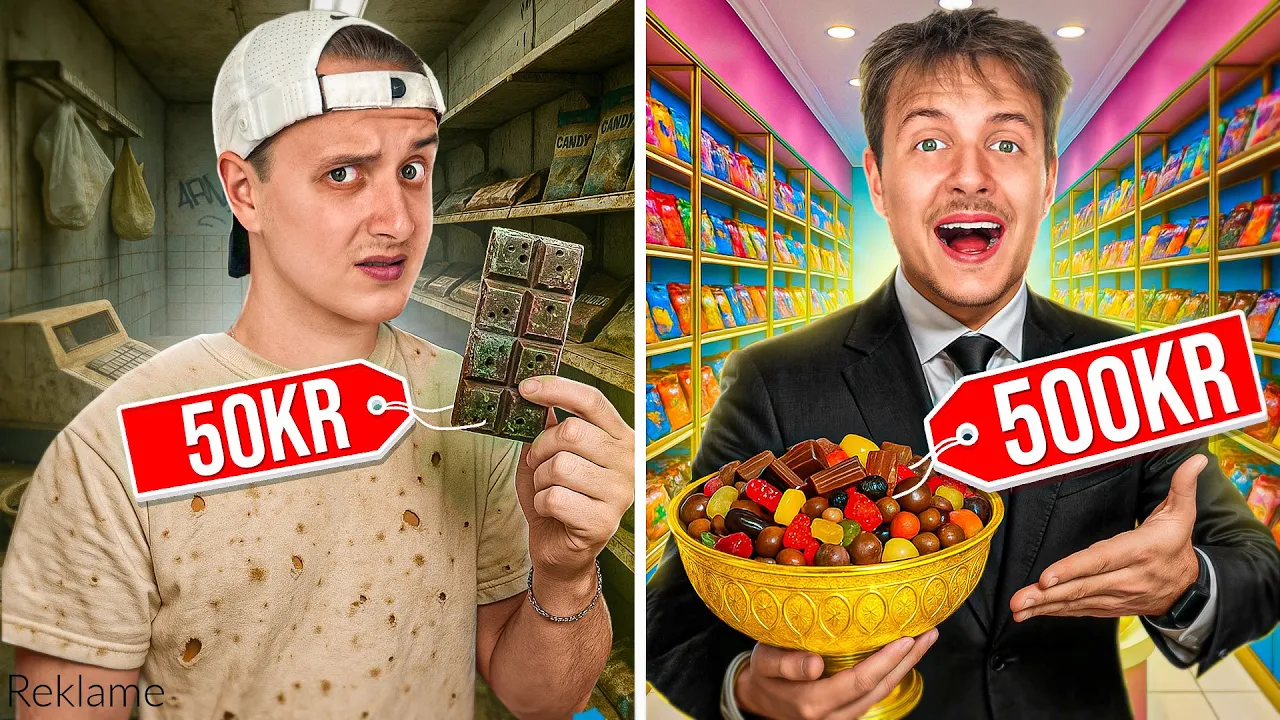 50 VS 500 kr Fredags SLIK