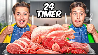 Vi spiser KUN KØD i 24 TIMER!