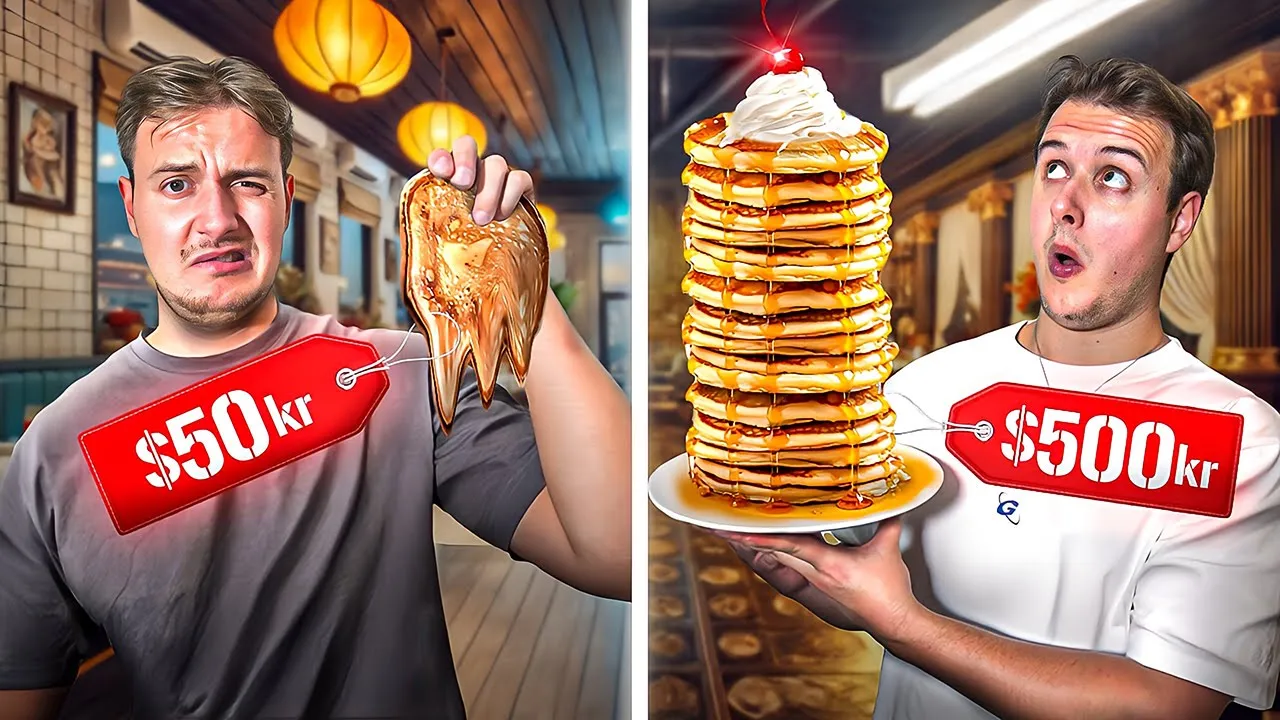 50 KR VS 500 KR PANDEKAGER!!