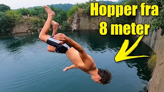 Vanvittige spring fra 8 METER KLIPPE!!