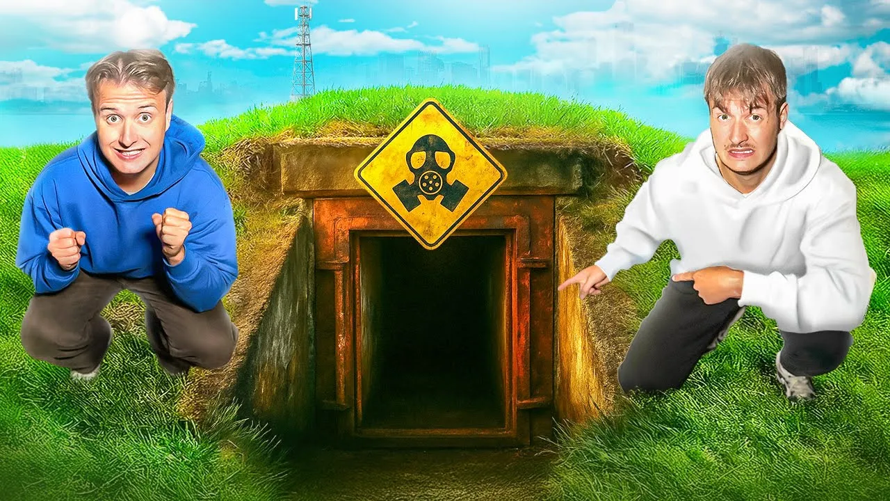 24 TIMER I EN BUNKER!! (Realistisk)