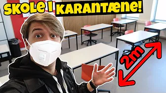 Første SKOLEDAG i Karantæne! (Mange Regler)