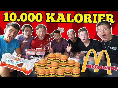 10.000 Kalorier Challenge PÅ TID!! m. Gutterne