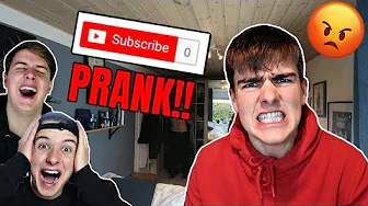 0 SUBSCRIBER PRANK PÅ JEPPE ØLGAARD!! **GÅR GALT**