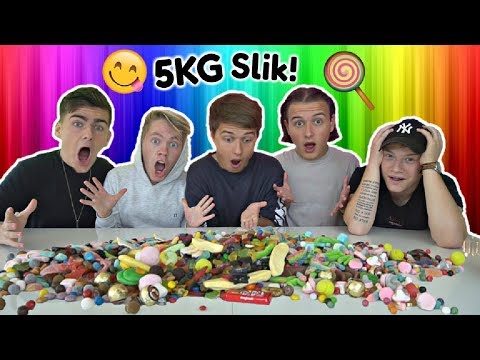 5 KILO SLIK!? (Slik Challenge) m. Jeppe Ølgaard, Jonas Droger & Tobias Møller
