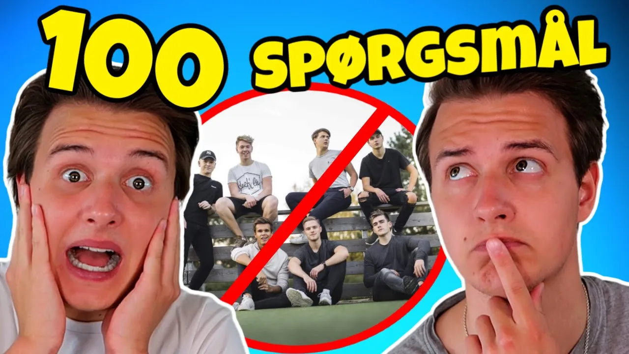 100 SPØRGSMÅL TIL OS!!