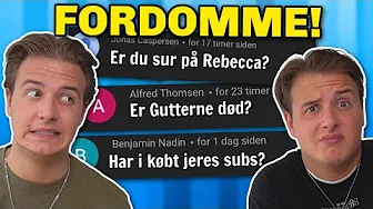 ''GUTTERNE er et MEDIESTUNT?'' | Fordomme om os