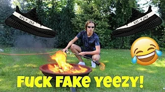 BRÆNDER MINE FAKE YEEZYS!! (FlammeKaster)