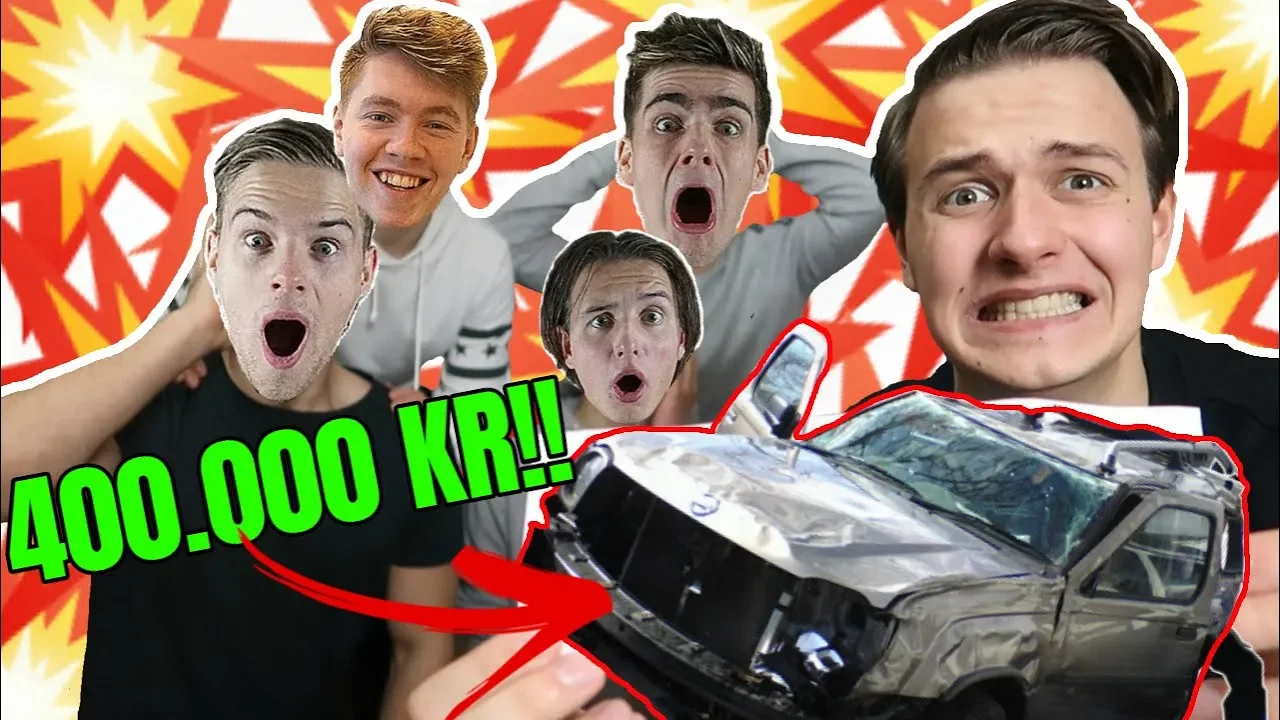 KØRTE GALT I BIL TIL 400.000 KR!! (Historier) m. GUTTERNE, Jeppe Ølgaard, Jonas Droger