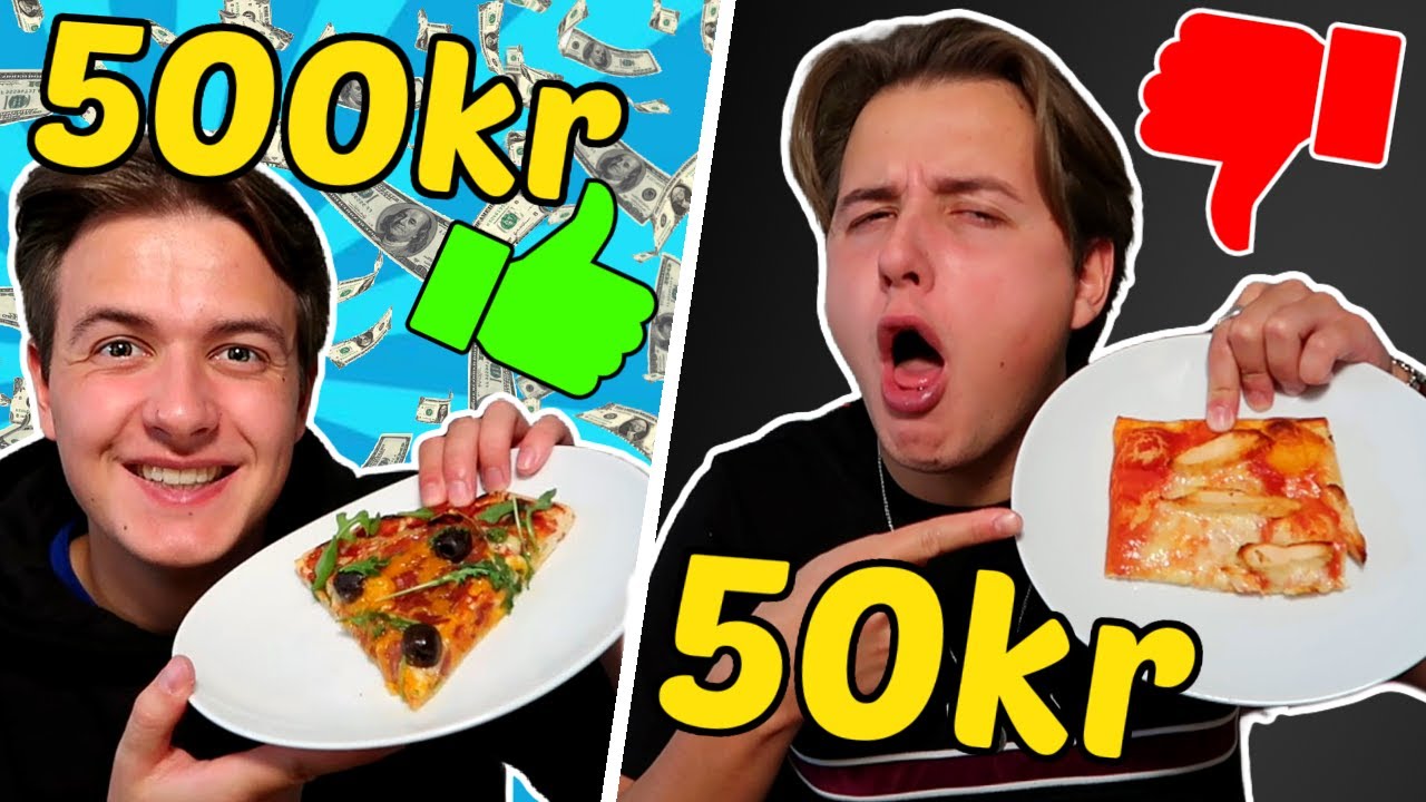 50kr VS 500kr PIZZA!