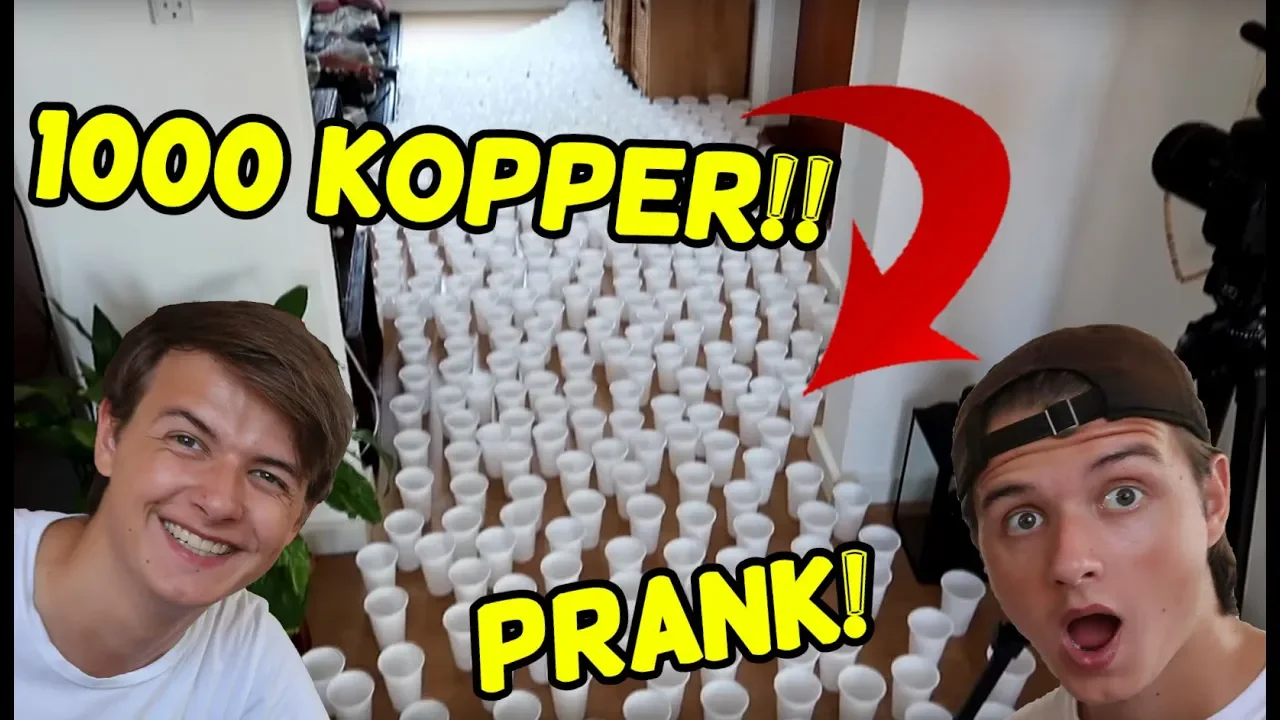1000 KOPPER!! (PRANK PÅ MOR)