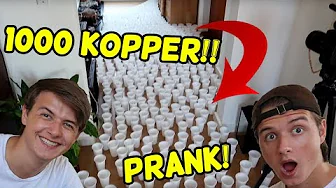 1000 KOPPER!! (PRANK PÅ MOR)