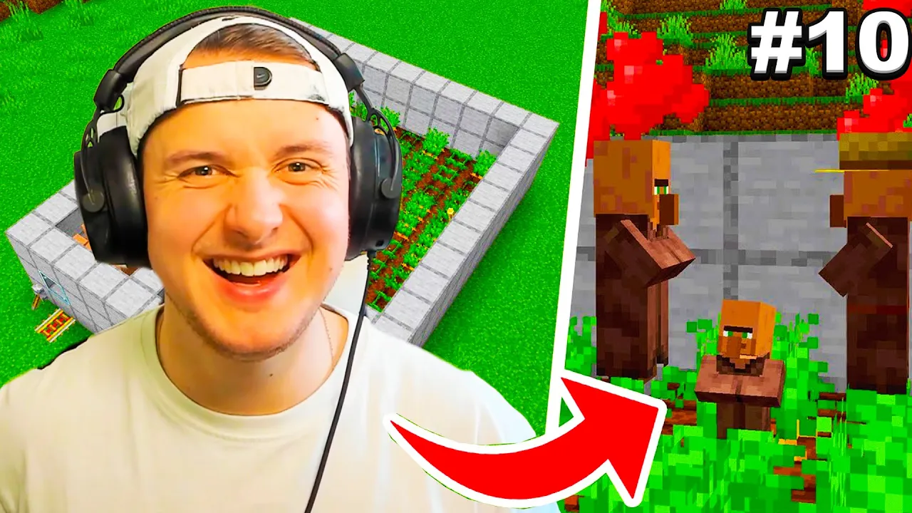 Vi laver en villager FARM!! - Minecraft ep. 10